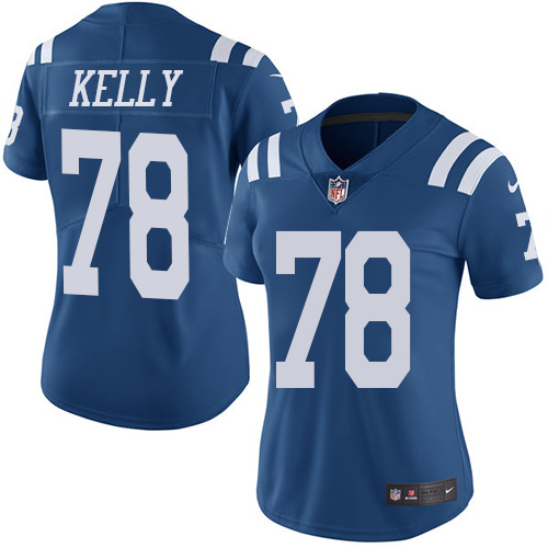 Indianapolis Colts #78 Limited Ryan Kelly Royal Blue Nike NFL Women Rush Vapor Untouchable jersey->youth nfl jersey->Youth Jersey